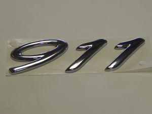 (New) Chrome "911" Emblem - 1999-2005