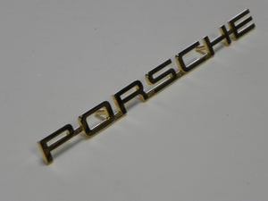 (New) 356 T6 C Gold "Porsche" Emblem - 1962-65