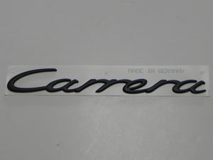 (New) Black "Carrera" Emblem - 1998-12