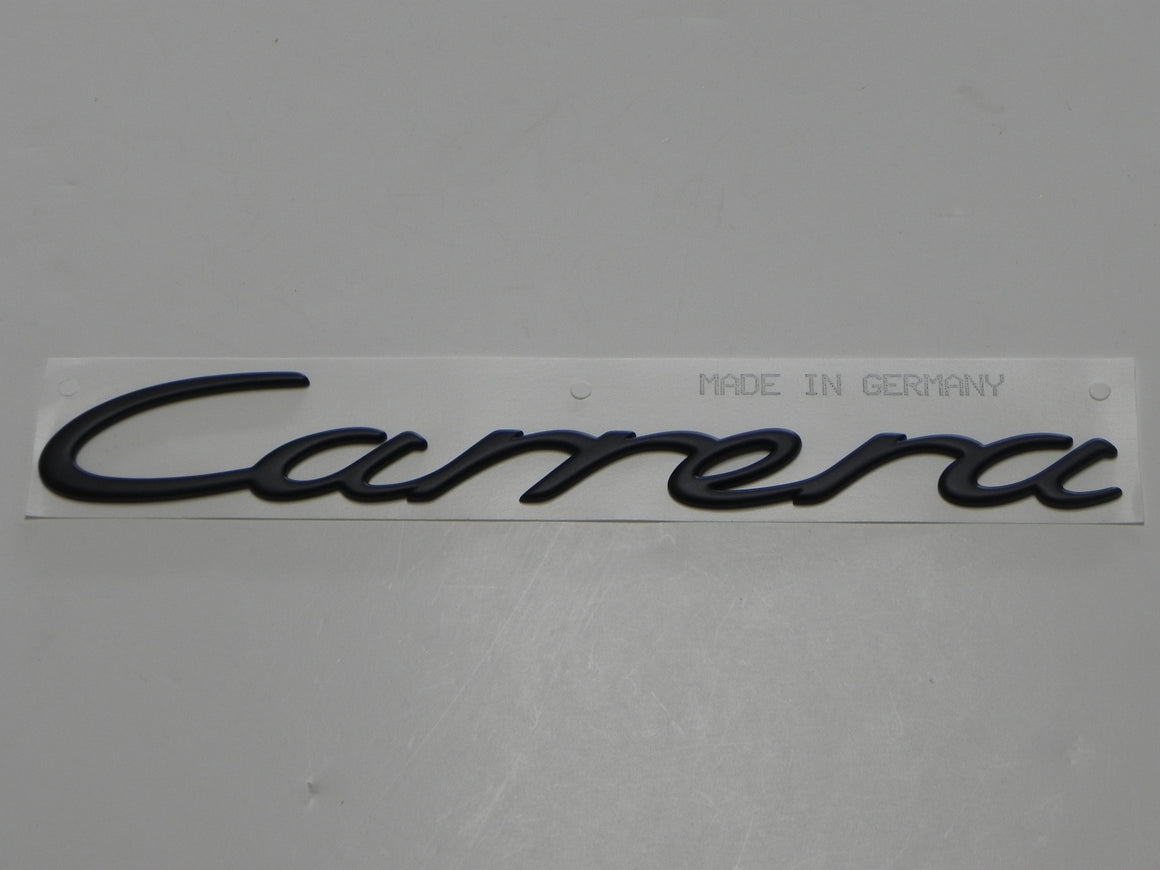 (New) Black "Carrera" Emblem - 1998-12