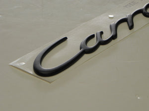 (New) Black "Carrera" Emblem - 1998-12
