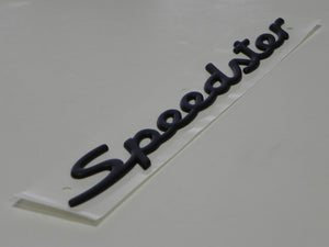 (New) 964 911 Black Script "Speedster" Emblem - 1989-94