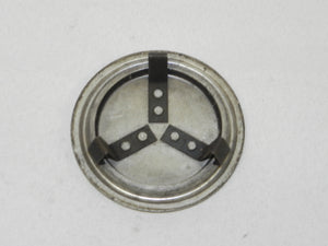 (Used) 911/912E/930/944 Silver Three Prong Center Cap - Fuchs Wheel - 1967-77