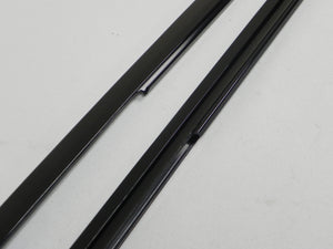 (New) 911 Targa/Cabriolet Black Exterior Door Top Trim Pair - 1974-89