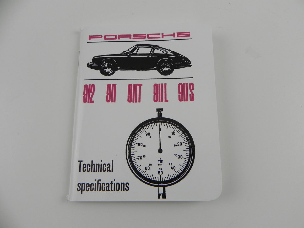(New) 911/912 Technical Specifications Pocket Book
