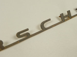 (Used) 356 T5 B Original 'R' Gold "Porsche" Emblem - 1960-61