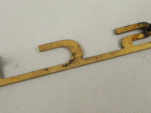 (Used) 356 T5 B Original 'R' Gold "Porsche" Emblem - 1960-61