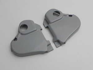 (New) 356C/911/912 Passenger's Seat Reclining Mechanism Cover Set - 1964-67