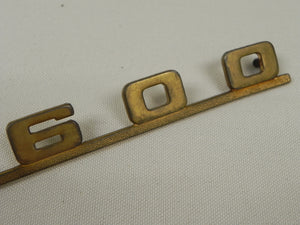 (Used) Original 'R' Gold Emblem: "1600" - 1956-61