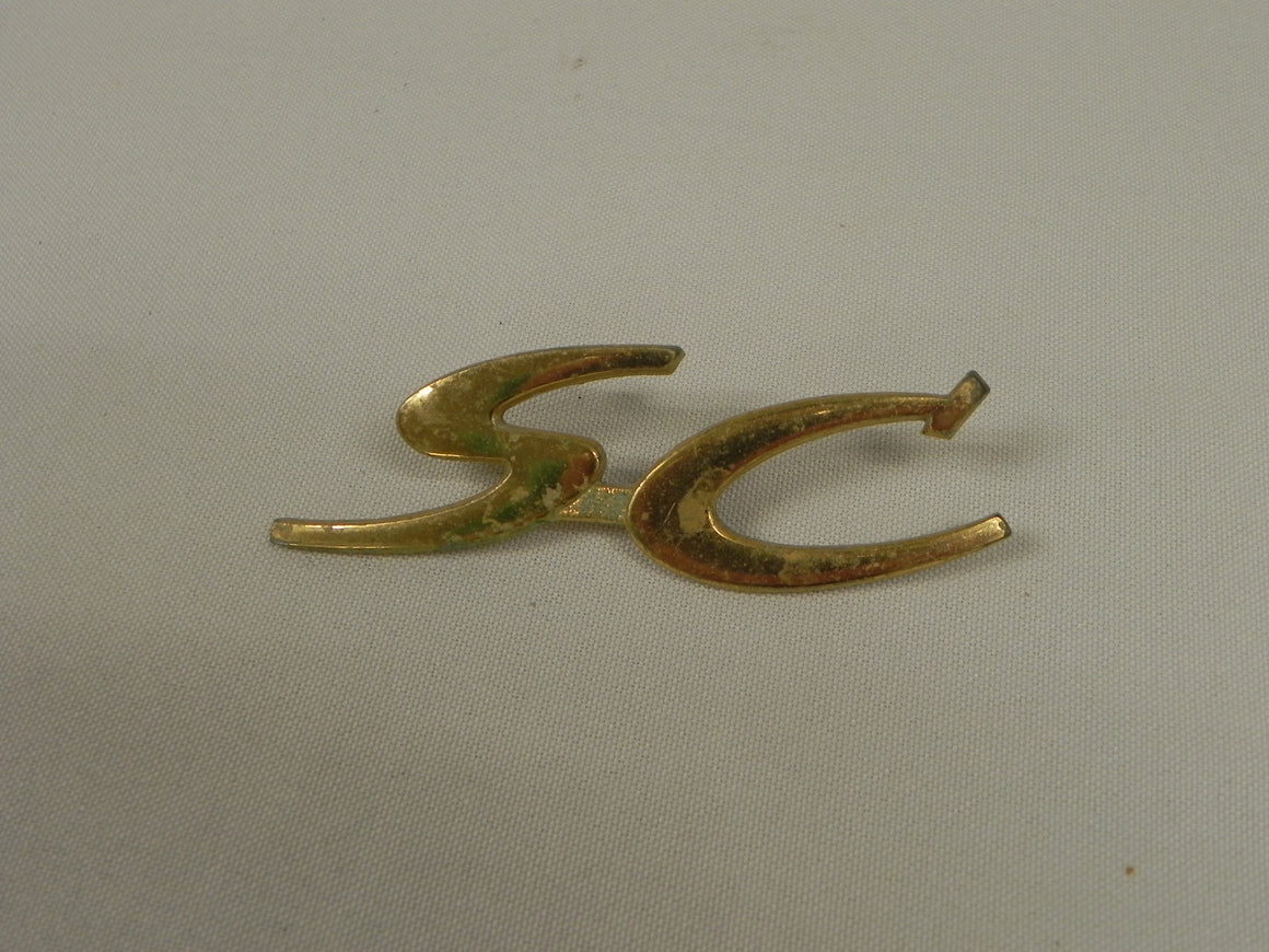 (Used) Gold Emblem: "SC" - 1959-65