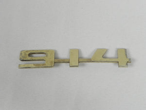 (Used) Original Gold "914" Emblem