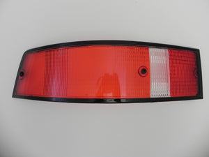 (New) 911 Left Side USA Tail Light Lens with Black Trim - 1973-89