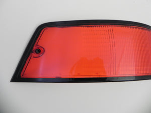 (New) 911 Left Side USA Tail Light Lens with Black Trim - 1973-89