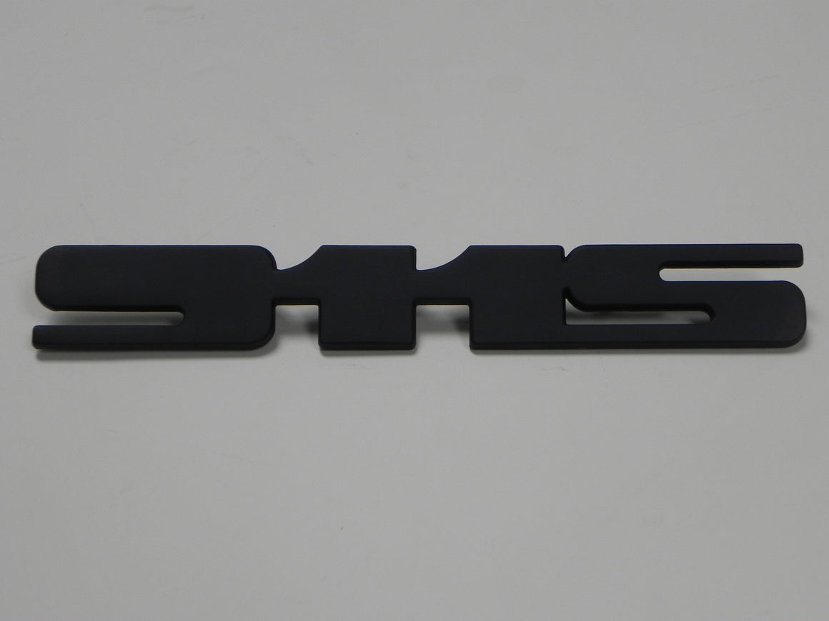 (New) Black 911S Script Emblem for Engine Lid - 1976-77