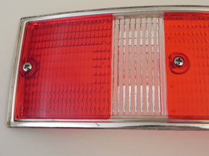 (New) 911/912 Right Side USA Tail Light Lens with Silver Trim - 1969-72