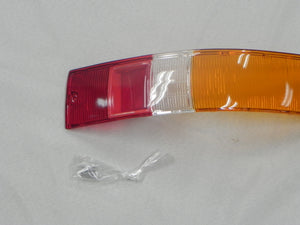 (New) 911/912 Right Side Euro Amber/Red/White Tail Light Lens - 1965-68