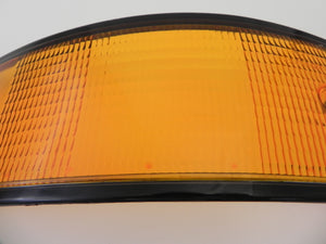 (New) 911/912/930 Genuine Left Side Euro Amber/Red/Clear Tail Light Lens with Black Trim - 1973-89