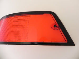 (New) 911 Porsche Right Side USA Tail Light Lens with Black Trim - 1973-89