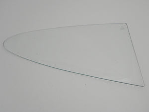 (Used) 911/912/930 Coupe Driver's Side Clear Movable Quarter Window Glass - 1965-77
