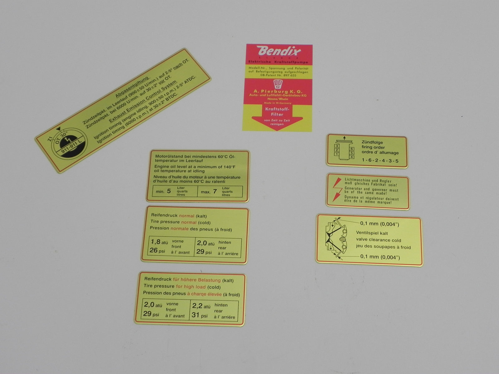 Porsche Decals and Stickers - AASE Sales