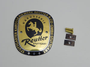 (New) 356 A European Reutter Badge - 1955-59