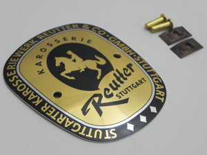 (New) 356 A European Reutter Badge - 1955-59