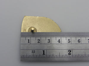 (New) 356 Maroon Bar Hood Handle Crest - 1954-65