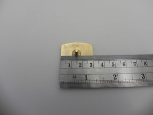 (New) 356 Maroon Bar Hood Handle Crest - 1954-65