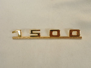 (New) 356 Gold '1500' Emblem - 1950-59