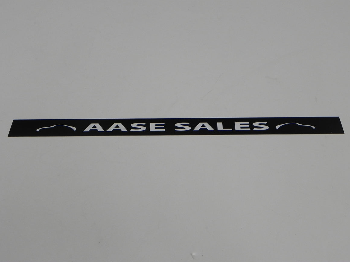 (New) "Aase Sales" Decal