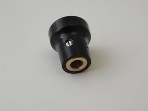 (New) 356 M3.5 Black Radio Knob - 1953-68