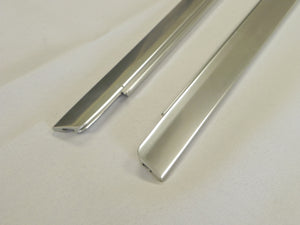 (New) 911 Targa/Cabriolet Bright Exterior Door Trim Pair - 1966-89