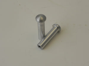 (New) 911/930 Late Pair of Aluminum Door Lock Knobs - 1977-89