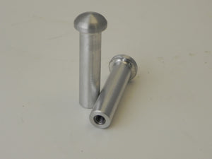 (New) 911/930 Late Pair of Aluminum Door Lock Knobs - 1977-89