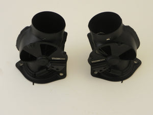 (New) 911/912 Pair of Black Early Heater Valves - 1965-86