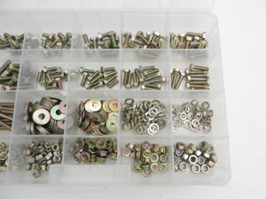 (New) Yellow Zinc Metric Hexagon Head Bolt Set