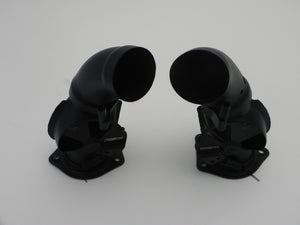 (New) 911/930 Pair of Black Late Heater Valves - 1987-89