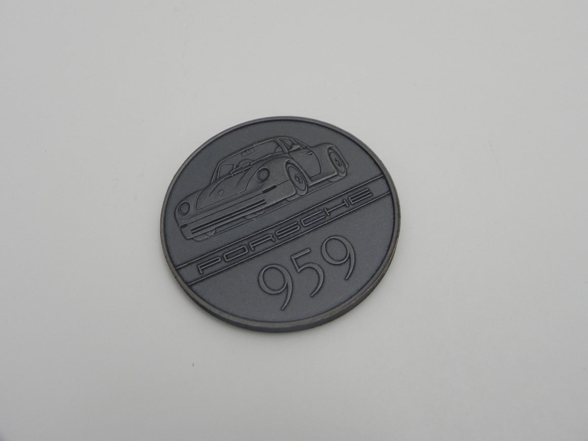 (NOS) Vintage Calendar Coin 'Porsche 959'