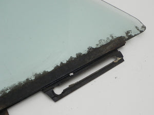 (Used) 911/912/930/964 Coupe Right Hand Green Tinted Window Glass w/ Rail - 1969-94