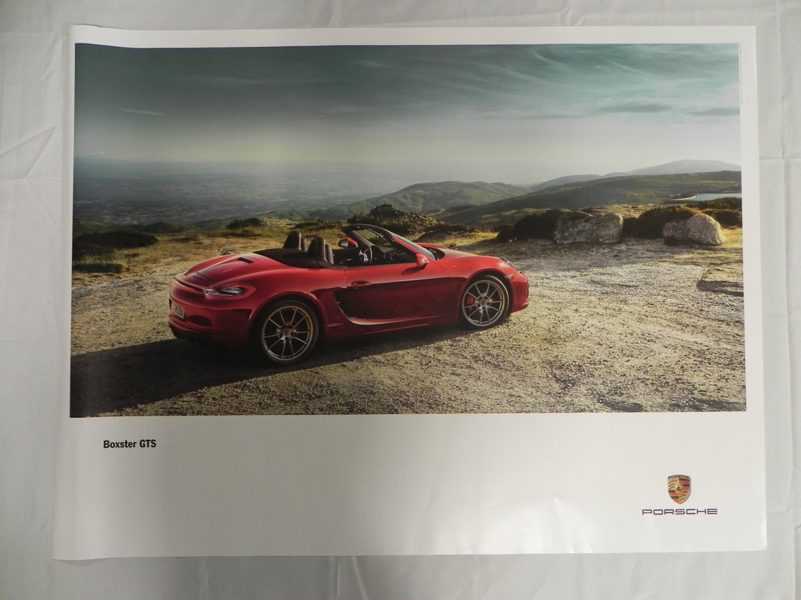 (New) 2014 Boxster GTS Poster 30" x 40"