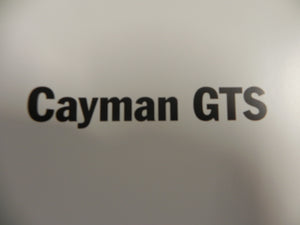 (New) 2014 Cayman GTS Poster 30" x 40"