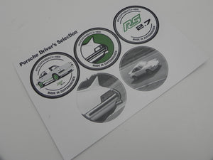 (New) 911 Carrera RS 2.7 Driver's Selection Decal Set - 1973