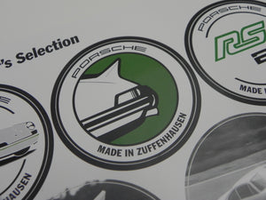 (New) 911 Carrera RS 2.7 Driver's Selection Decal Set - 1973