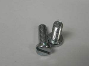 (New) Steel Head Slotted Screw, M4 x 0.7mm Thread, 8mm Long