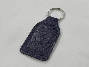 (New) 356 Original Reutter Blue Leather Key Fob