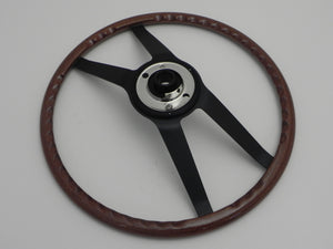 (New) 911/912 Wood and Steel 400mm VDM Steering Wheel - 1965-68