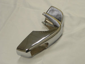 (Blemished) 356 Right Rear Chrome Bumper Guard w/ Exhaust Outlet - 1959-65