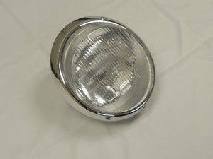 (New) 911 RHD H4 Headlight Assembly with Chrome Trim - 1968-86