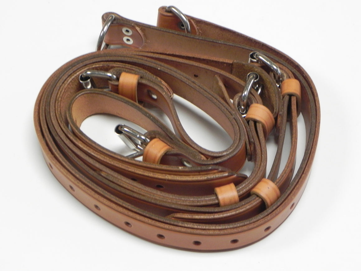 (New) 911, 912 and 356 Interior Tan Luggage Straps - 1950-74