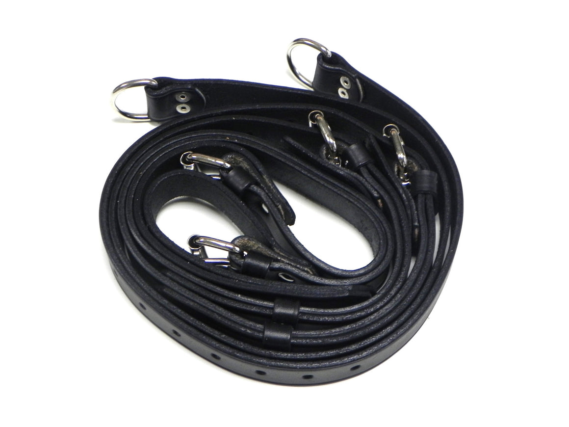 (New) 911/912/356 Interior Black Luggage Straps - 1950-74